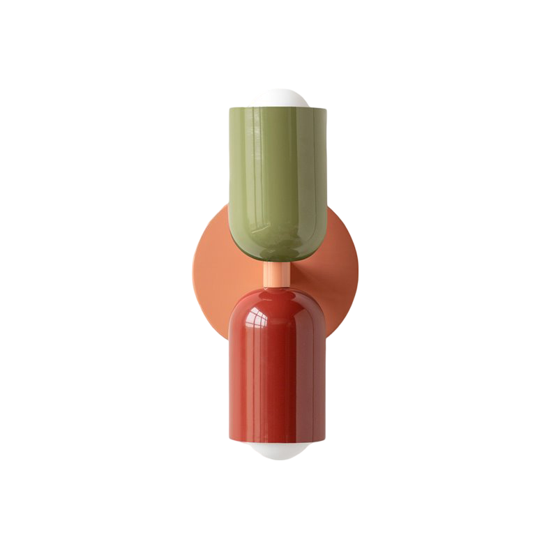 Modern Wall Light – Double Cylinder Design