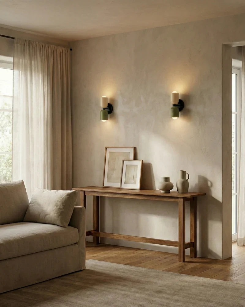 Modern Wall Light – Double Cylinder Design