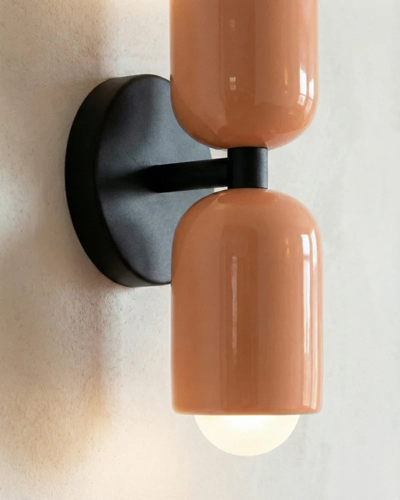 Modern Wall Light – Double Cylinder Design