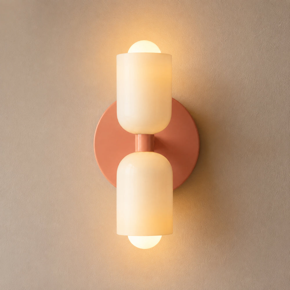 Modern Wall Light – Double Cylinder Design