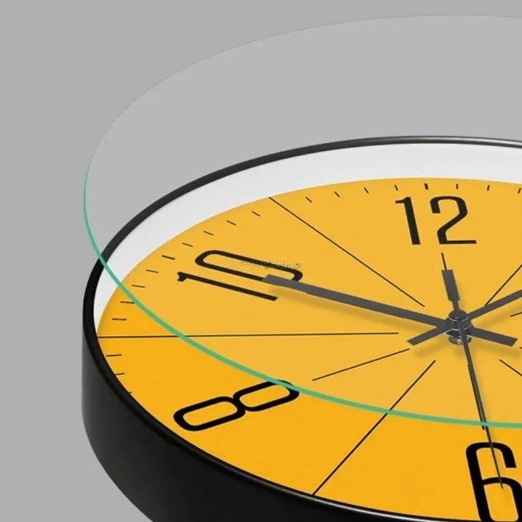 Modern Wall Clock – Silent Quartz with Abstract Design, Multiple Sizes