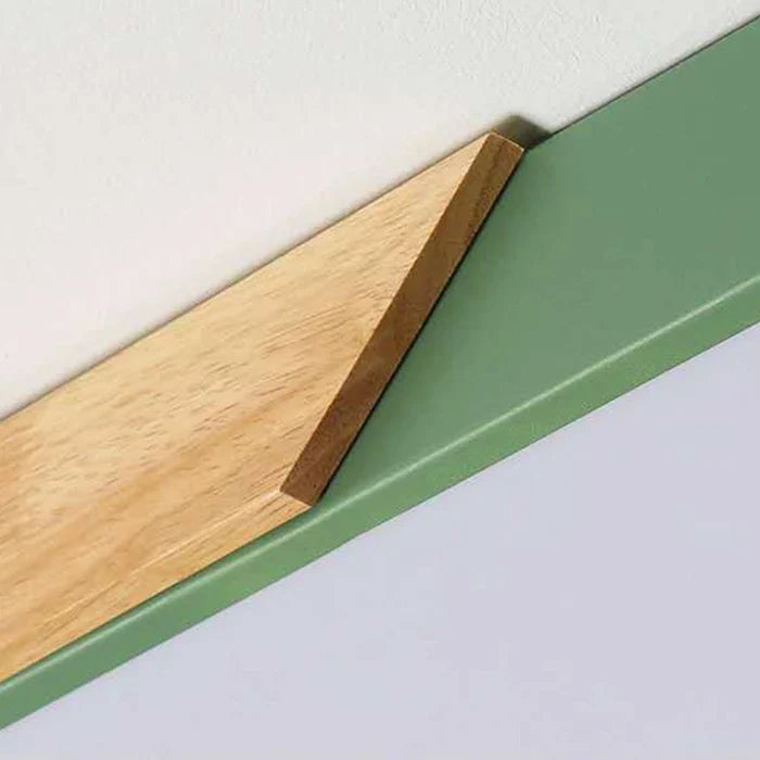 Nordic Ceiling Light with Wood Detail – Dimmable Multi-Color Lighting