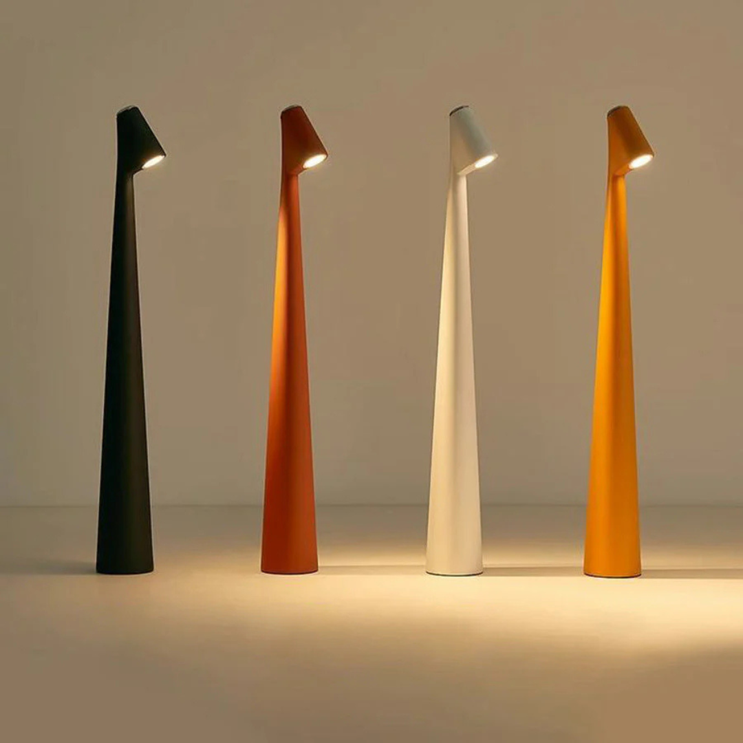 Nordic Minimalist LED Table Lamp – Cordless and Dimmable