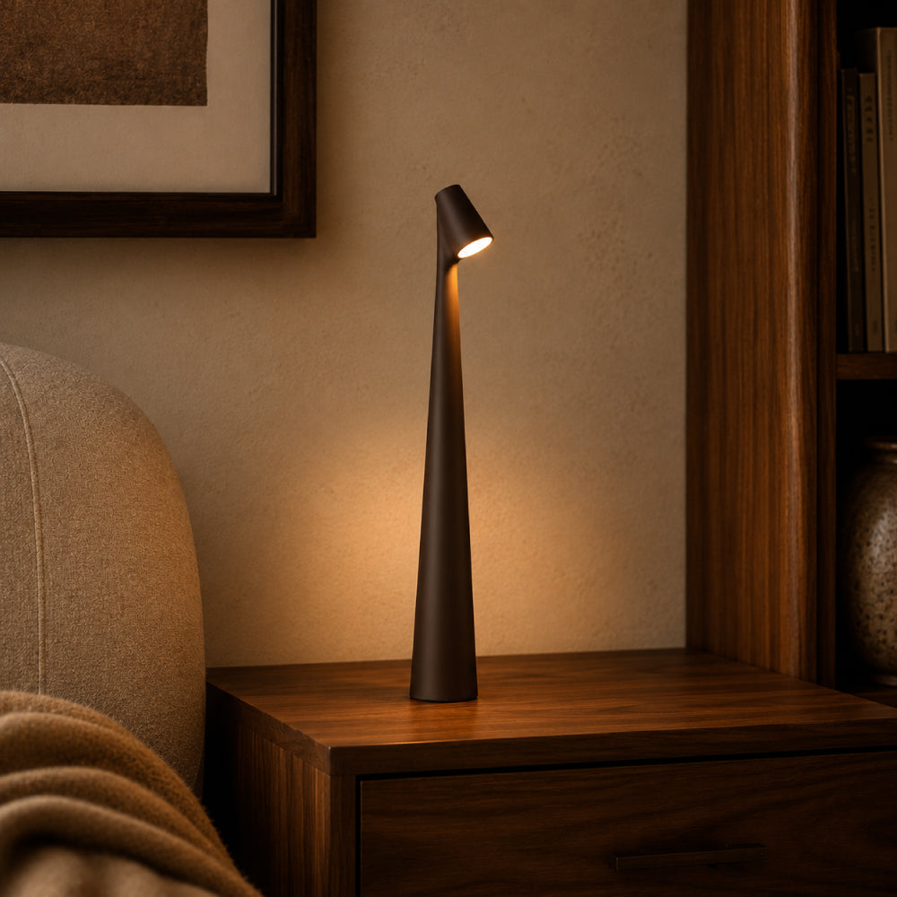 Nordic Minimalist LED Table Lamp – Cordless and Dimmable