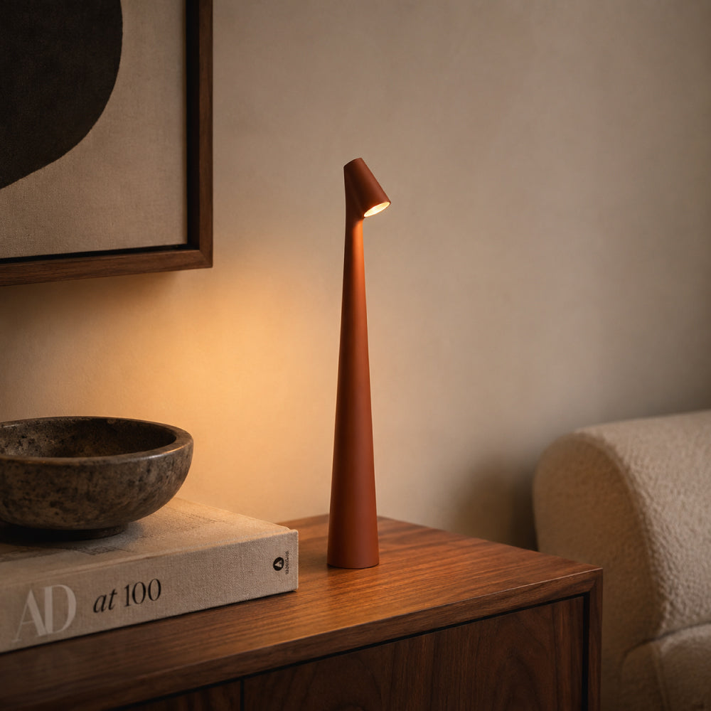Nordic Minimalist LED Table Lamp – Cordless and Dimmable