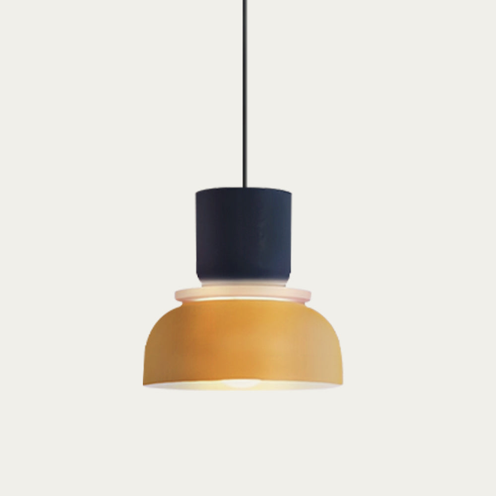 Nordic Dining Pendant Light – Colorful Bowls in Layered Design