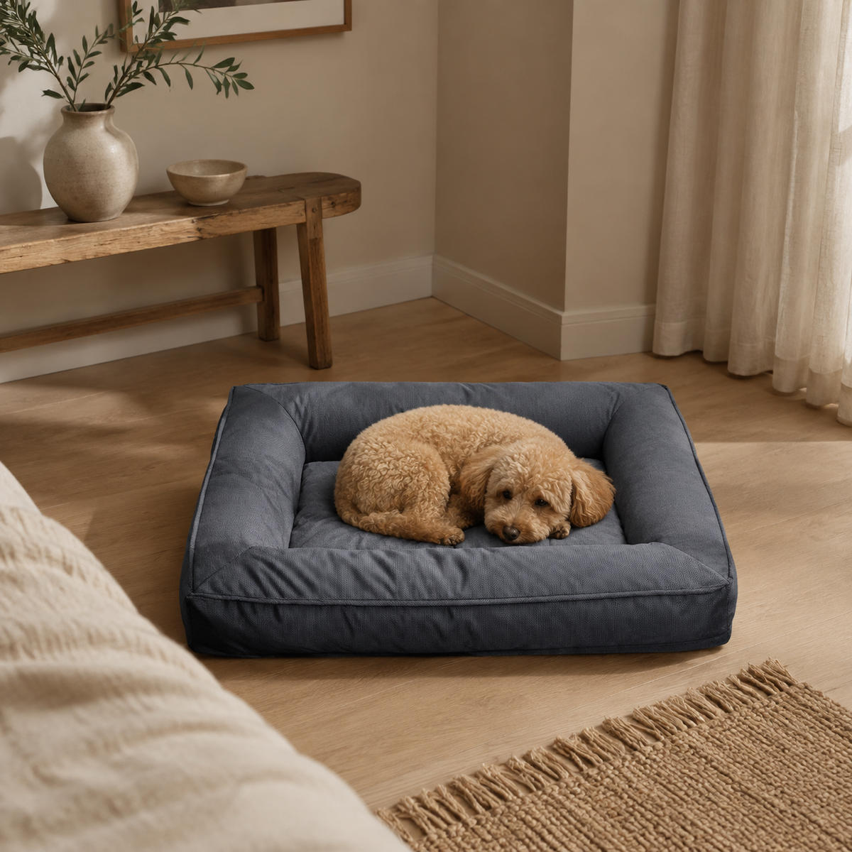 Waterproof Oxford Fabric Orthopedic Dog Bed – Surround Support for Optimal Comfort