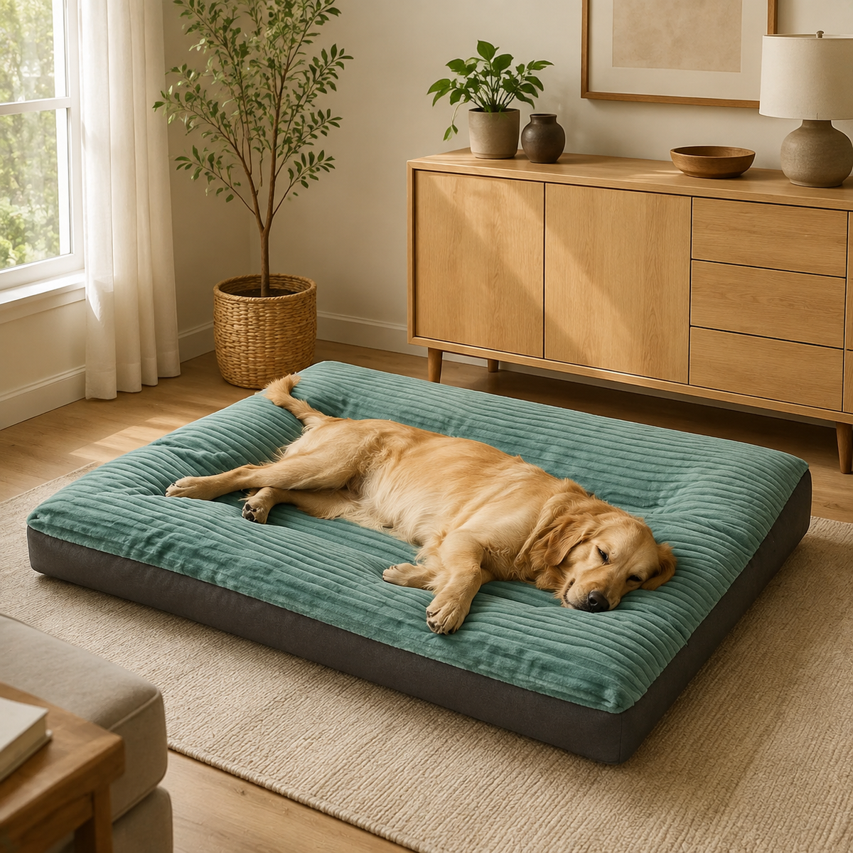 Orthopedic Dog Bed with Soft Joint Support and Comfortable Padding