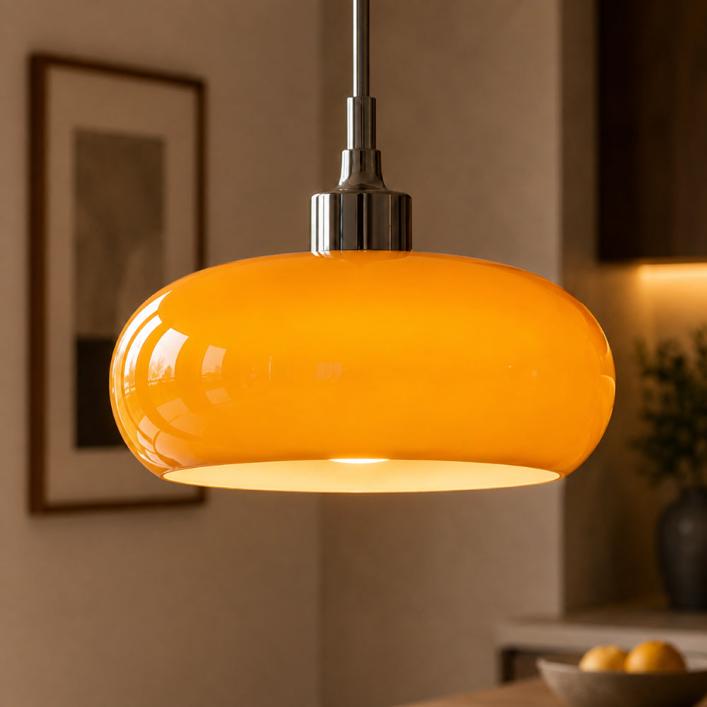Retro Pendant Light – Elegant Glass Design for the Dining Table
