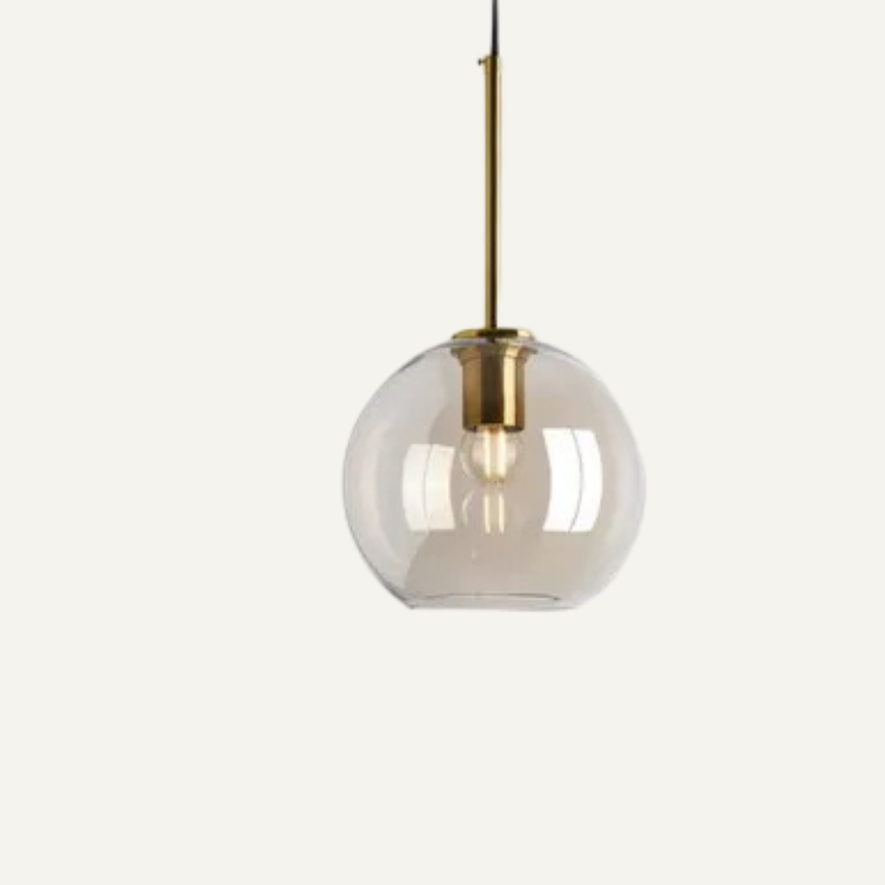 Smoked Glass Pendant Light – Scandinavian Design in Multiple Shapes