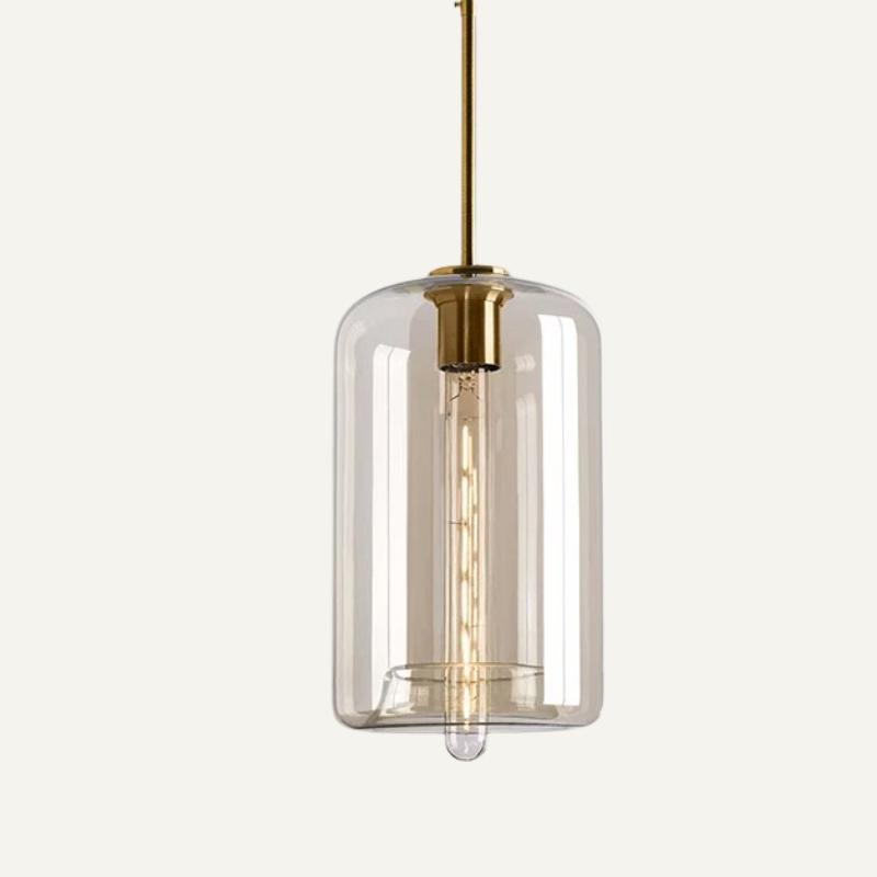Smoked Glass Pendant Light – Scandinavian Design in Multiple Shapes