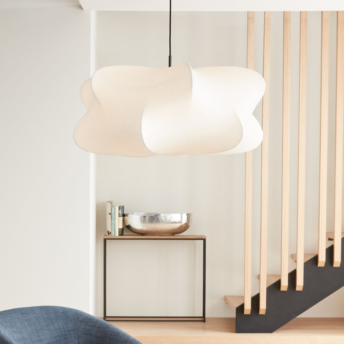 Silk Pendant Light – Cloud Design with Adjustable Height