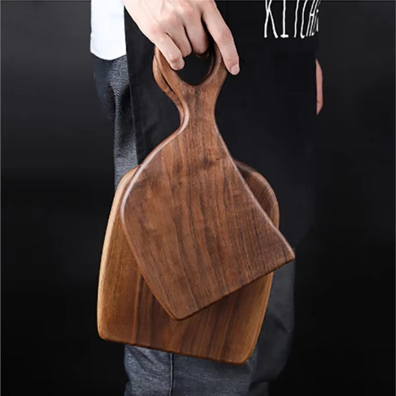 Wooden Cutting Board – 2-Piece Set with Loop Handles for Hanging