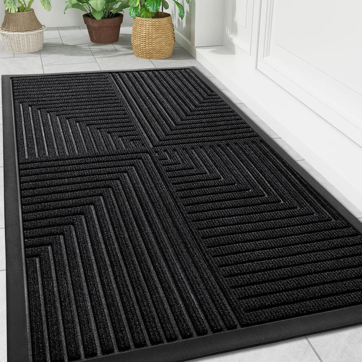 Non-Slip Door Mat – Durable for Indoor and Outdoor Use, Effective Dirt Trap
