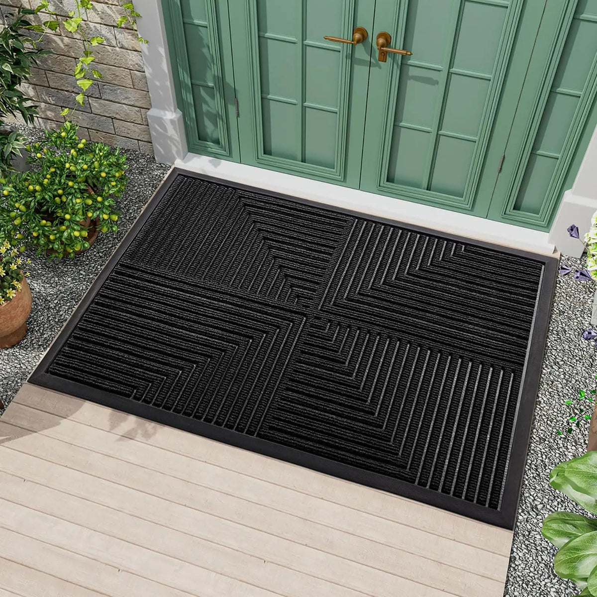 Non-Slip Door Mat – Durable for Indoor and Outdoor Use, Effective Dirt Trap