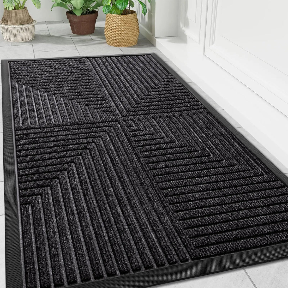 Non-Slip Door Mat – Durable for Indoor and Outdoor Use, Effective Dirt Trap