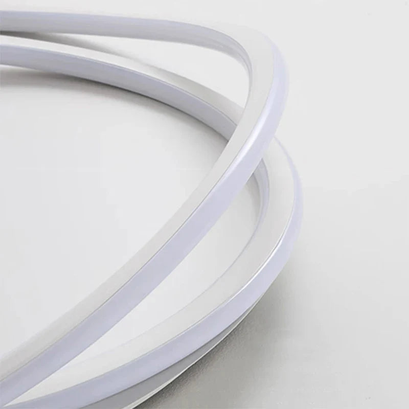 Sculptural Ring Ceiling Light with Remote – Dimmable with Adjustable Color Temperature