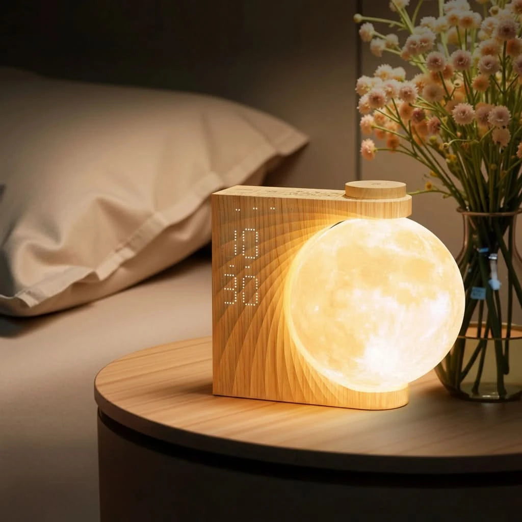 Sunrise Alarm Clock with Light – Soothing Sleep Sounds and Digital Display