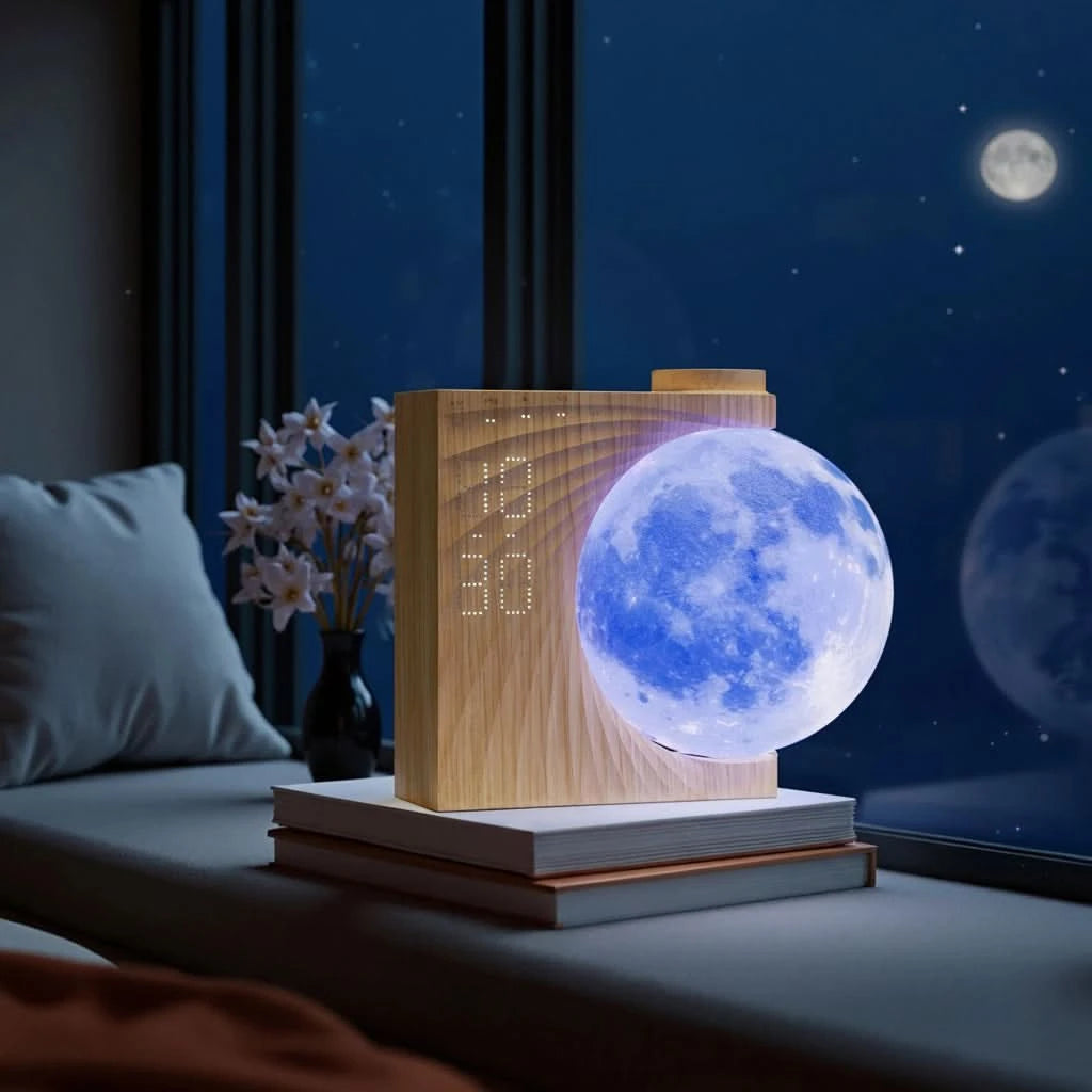 Sunrise Alarm Clock with Light – Soothing Sleep Sounds and Digital Display