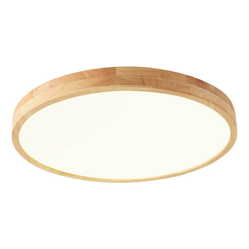 Sleek Solid Wood Ceiling Light – Dimmable and Adjustable