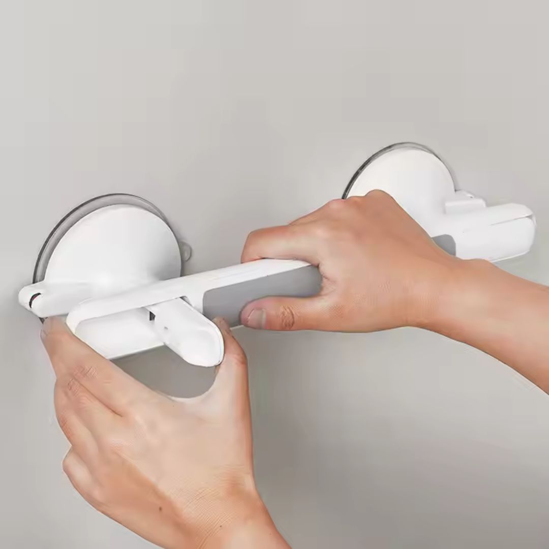 Bathtub and Shower Grab Bar – Suction Safety Handle for Seniors