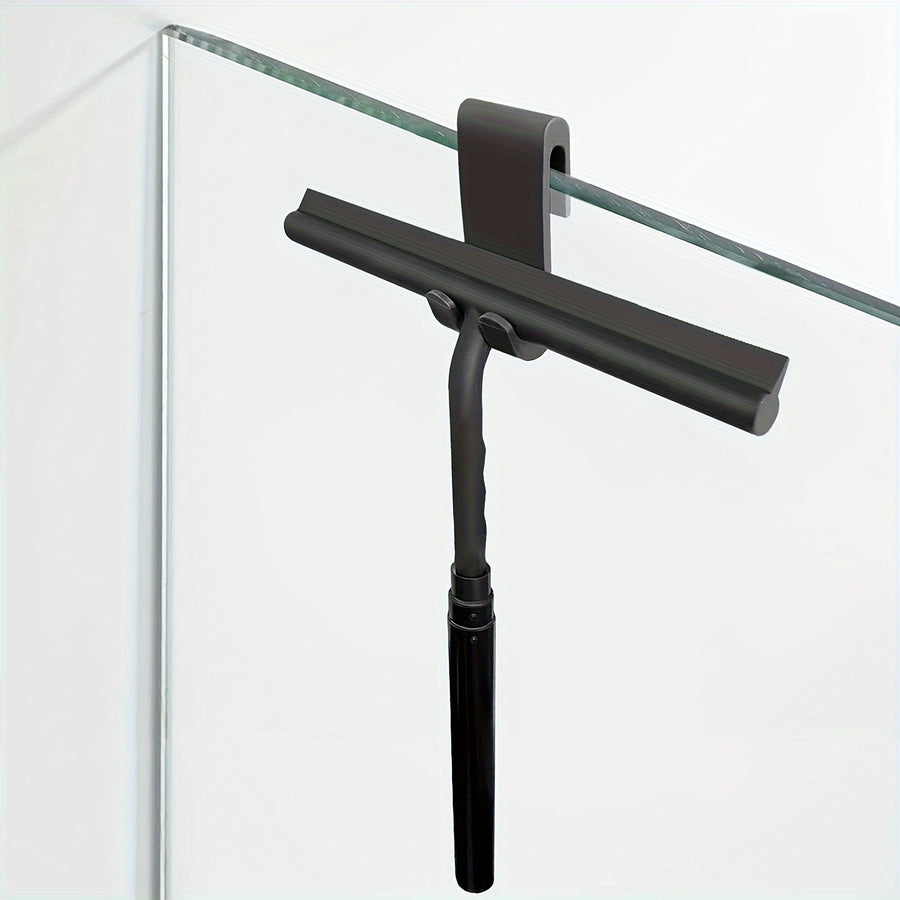 Telescopic Aluminum and Silicone Window and Shower Squeegee – Adjustable Up to 120 cm