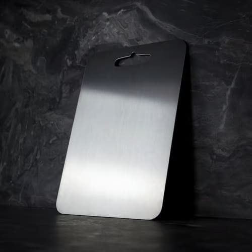 Titanium Stainless Steel Cutting Board – Antibacterial and Odor-Resistant