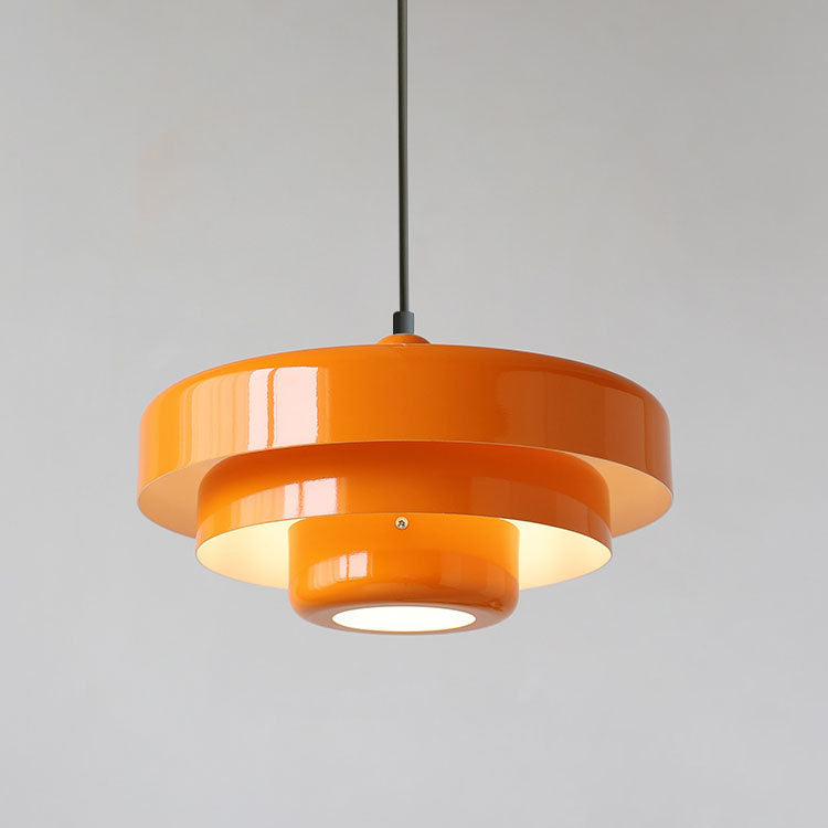 Three-Tier Bauhaus Pendant Light – Nordic Metal Fixture for Dining Tables