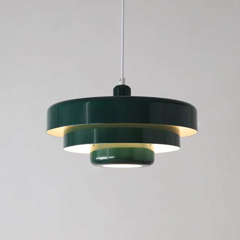 Three-Tier Bauhaus Pendant Light – Nordic Metal Fixture for Dining Tables