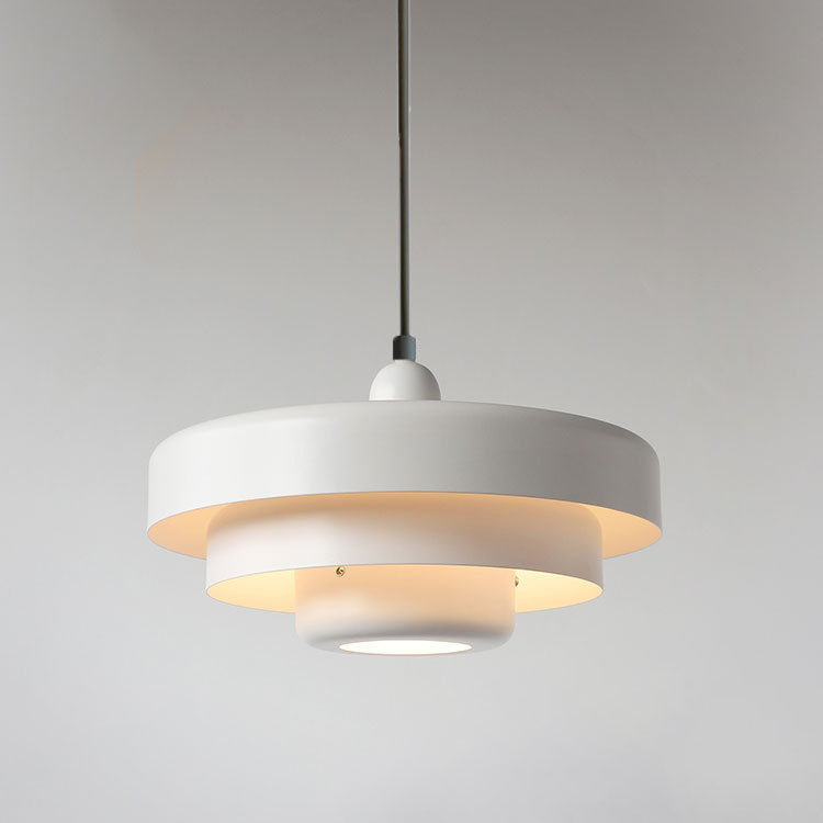 Three-Tier Bauhaus Pendant Light – Nordic Metal Fixture for Dining Tables