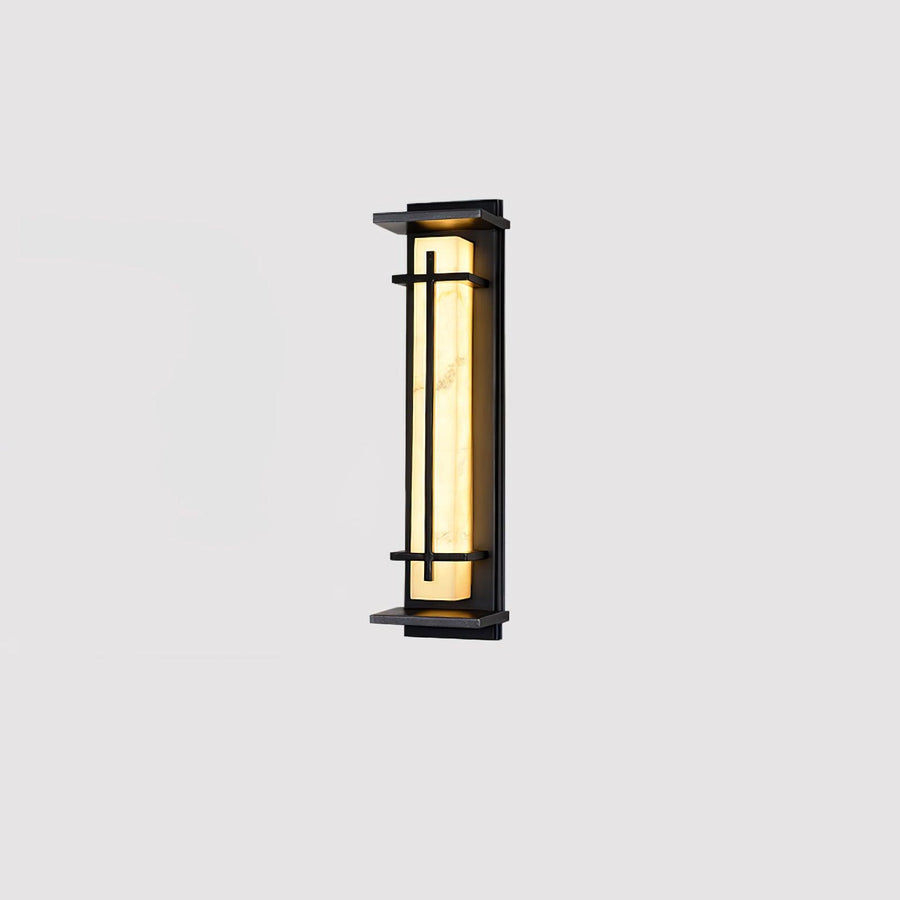 Stainless Steel Outdoor Wall Light – Waterproof Design with Frosted Diffuser