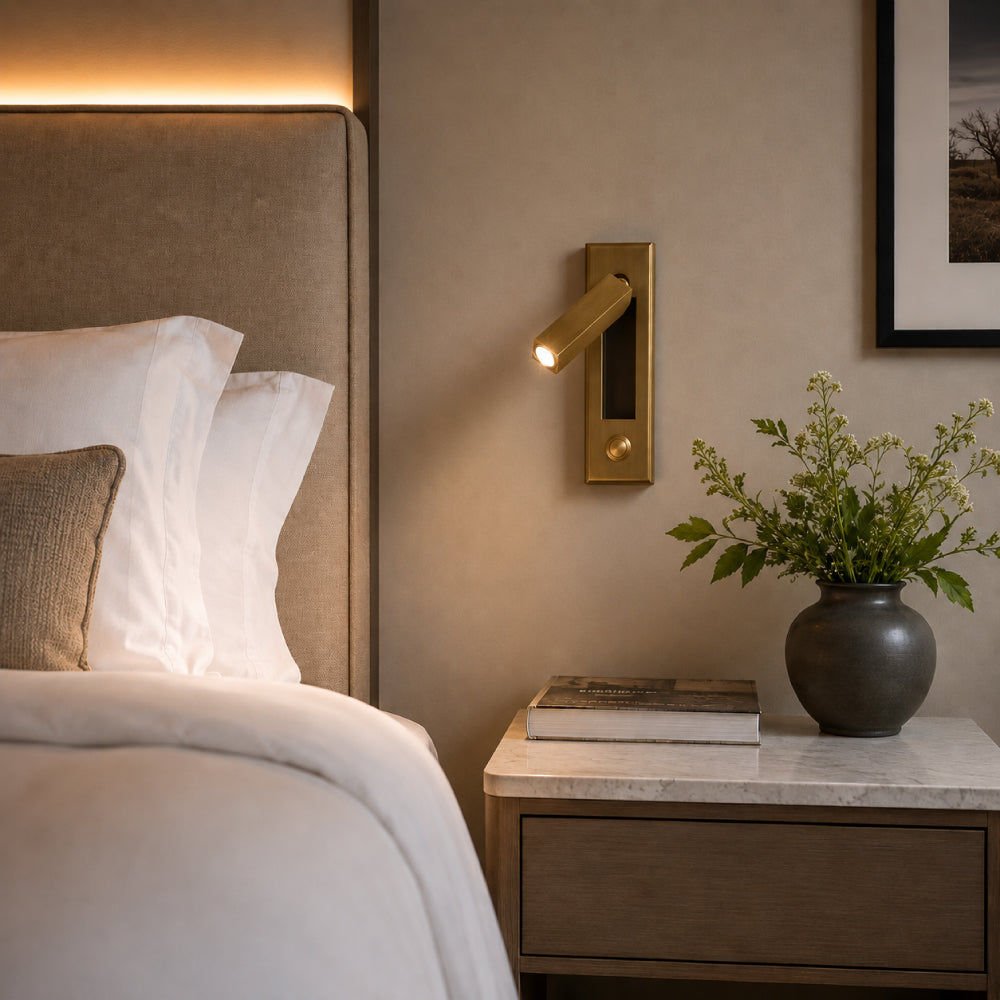 Bedroom Wall Light – Slim Design with Adjustable Lighting