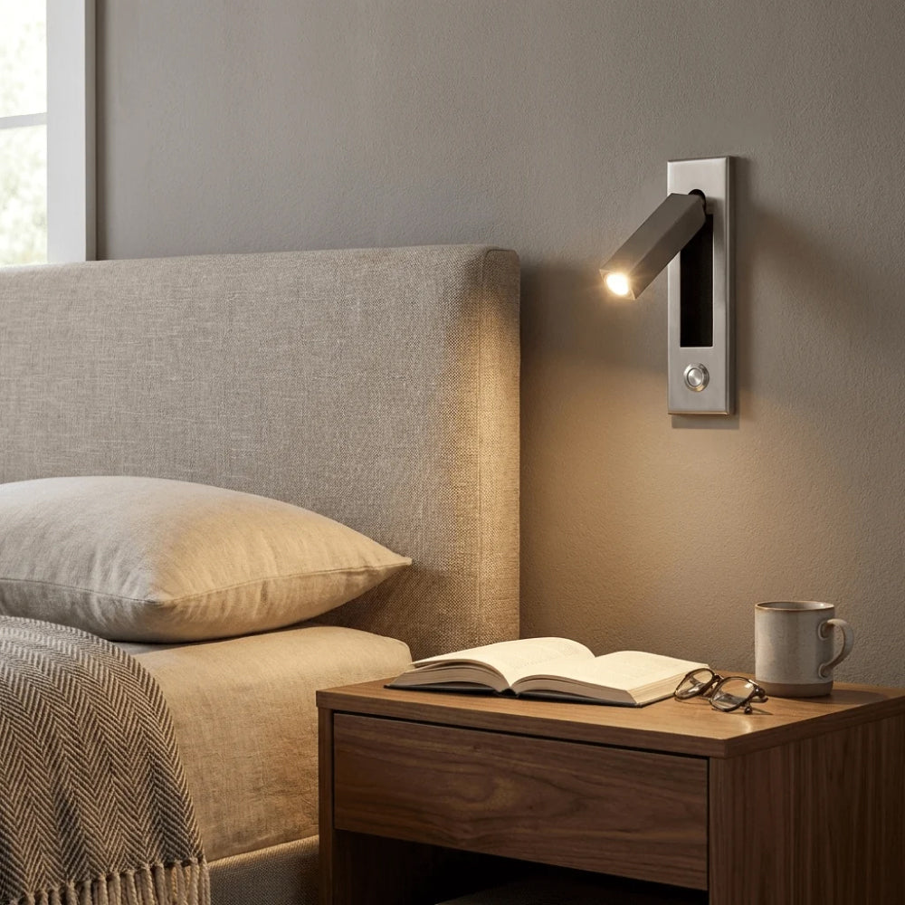 Bedroom Wall Light – Slim Design with Adjustable Lighting