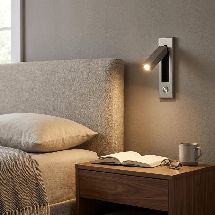 Bedroom Wall Light – Slim Design with Adjustable Lighting