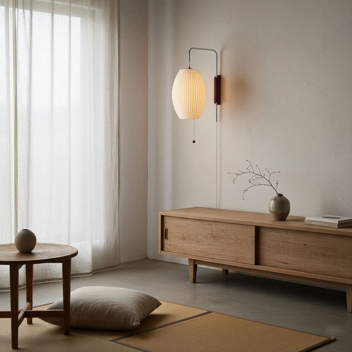 Metal Wall Light – Adjustable Arm with Plug-In Design