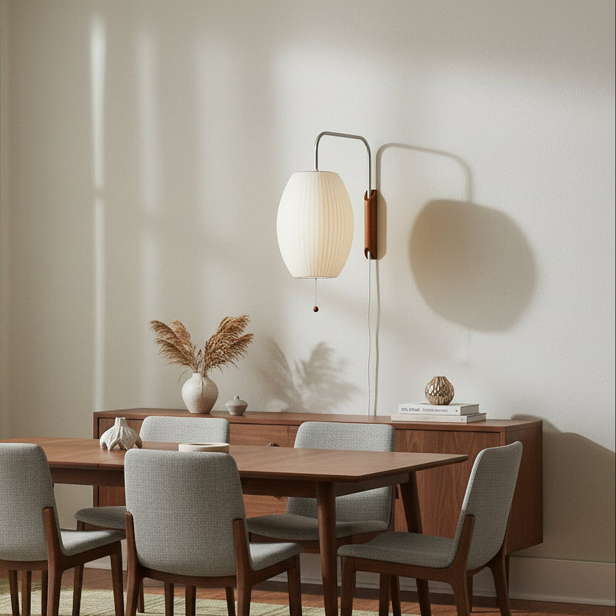 Metal Wall Light – Adjustable Arm with Plug-In Design