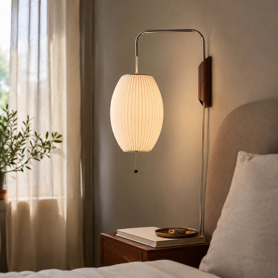 Metal Wall Light – Adjustable Arm with Plug-In Design