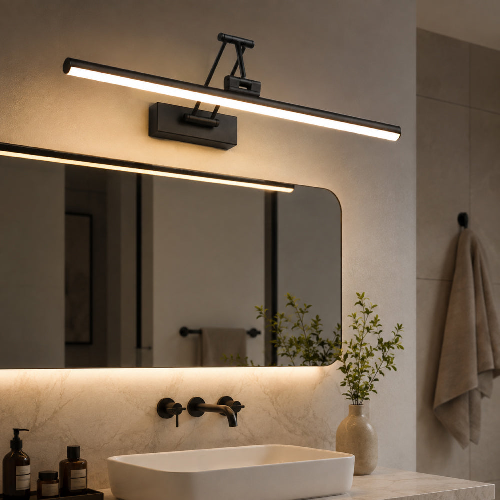 Bathroom Wall Light – Moisture-Resistant with Adjustable Beam Angle
