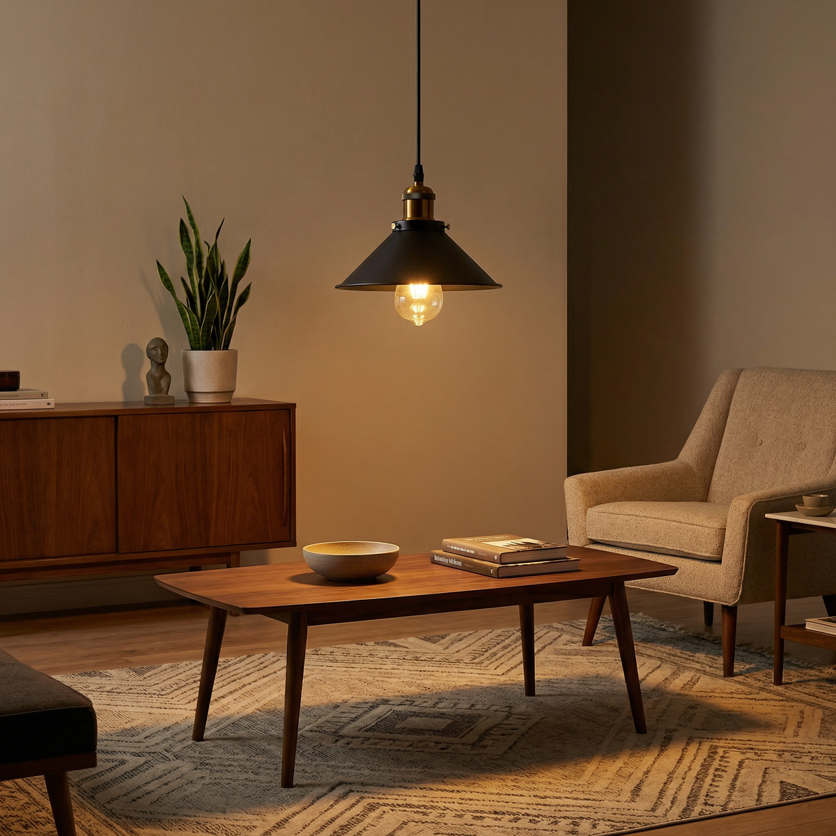Vintage Pendant Light – Industrial Metal Design