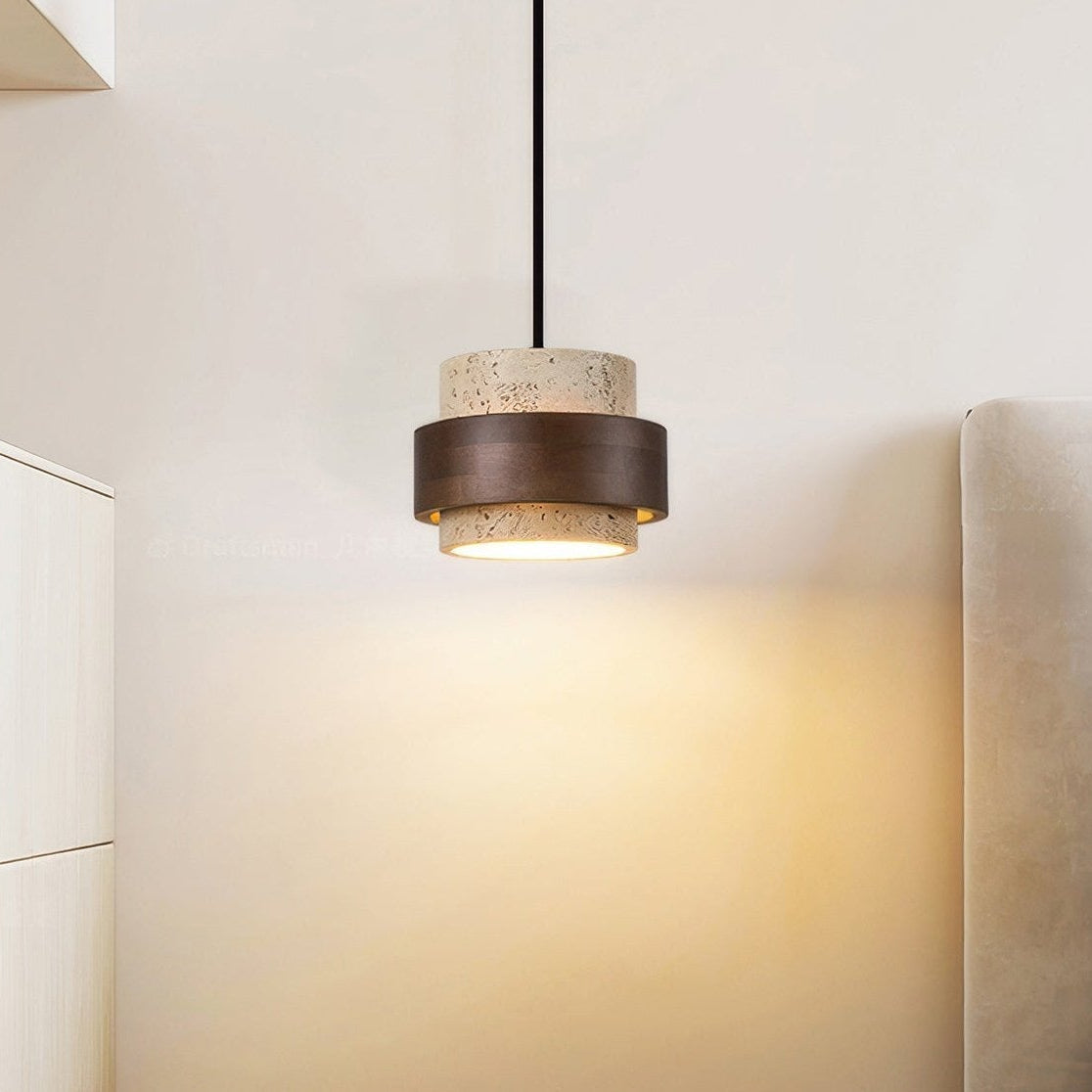 Ascend Retro Stone Wabi-Sabi Pendant