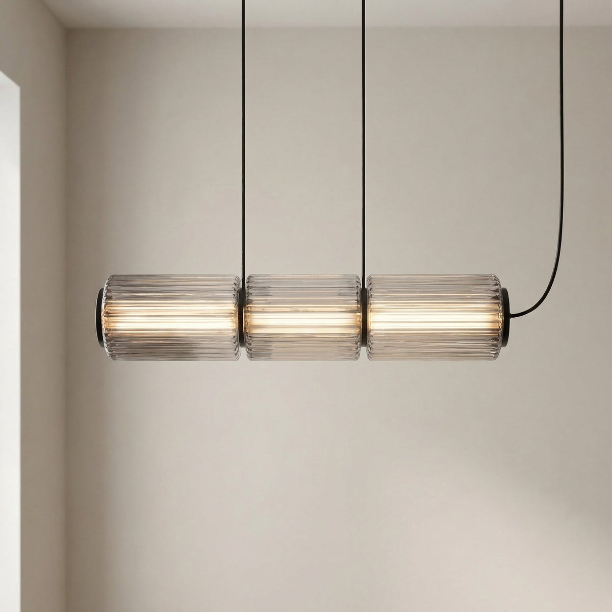 Cylinder Glass Pendant Lamp