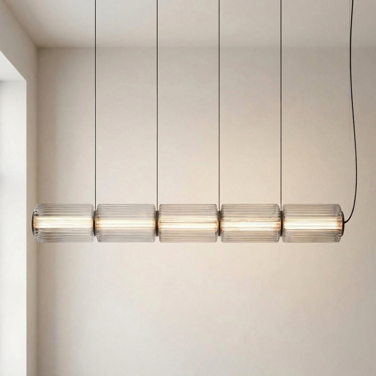 Cylinder Glass Pendant Lamp