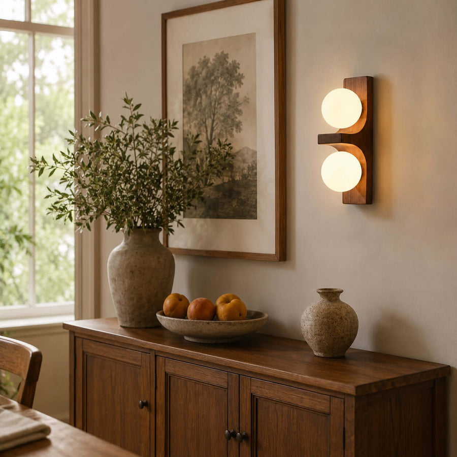 Double Metal Wall Light – Adjustable Living Room Wall Lighting