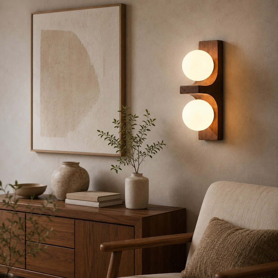 Double Metal Wall Light – Adjustable Living Room Wall Lighting
