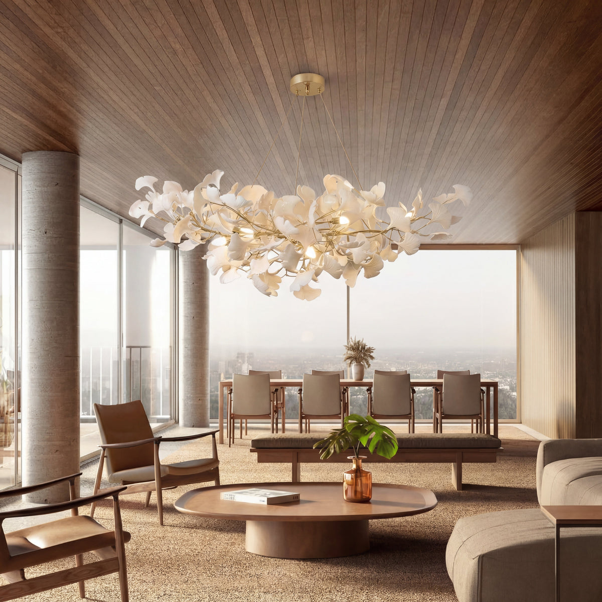 Gingko Chandelier
