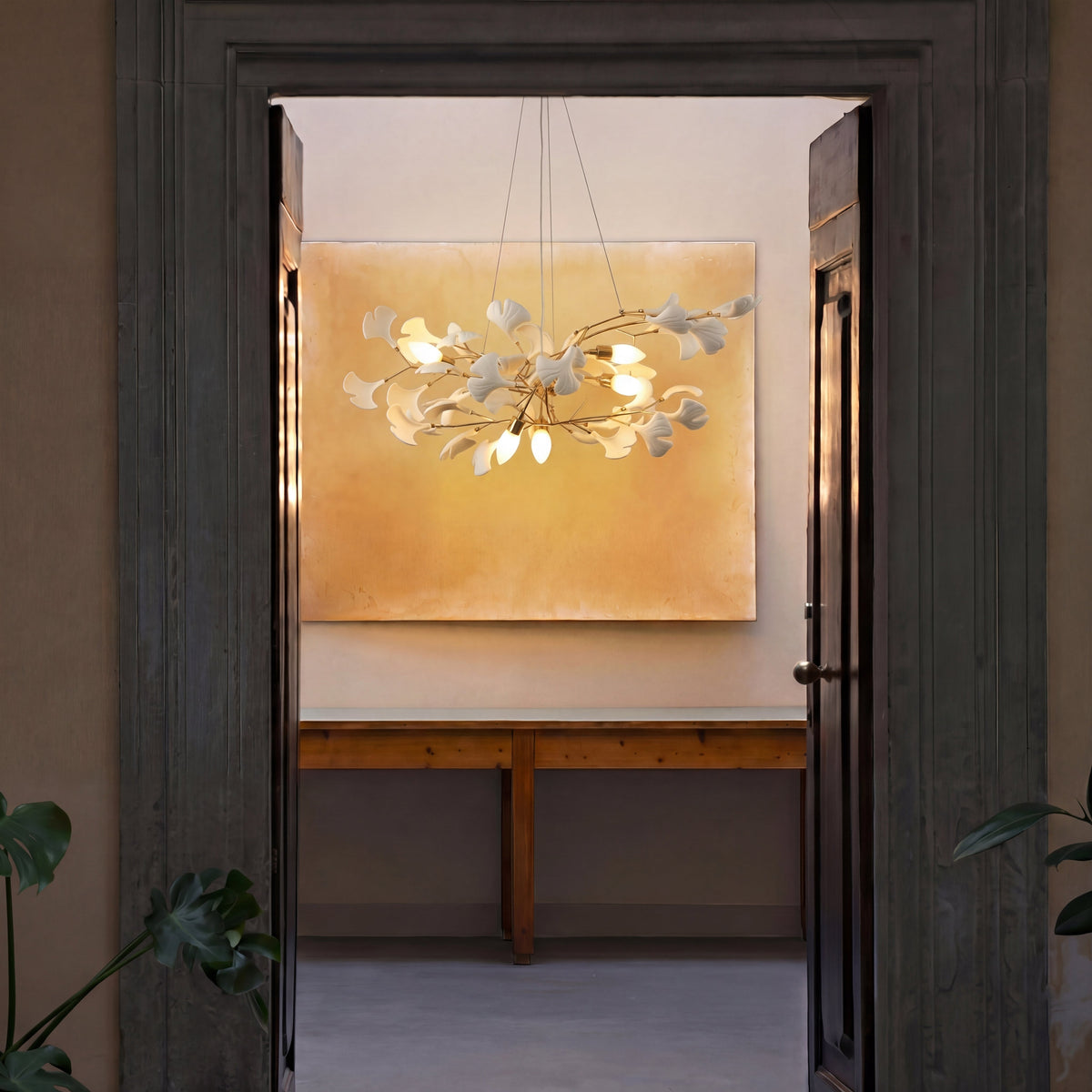 Gingko Chandelier