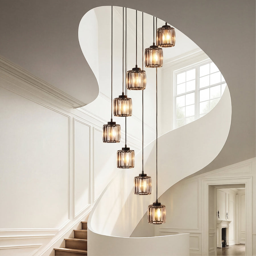 Ida Crystal Staircase Chandelier