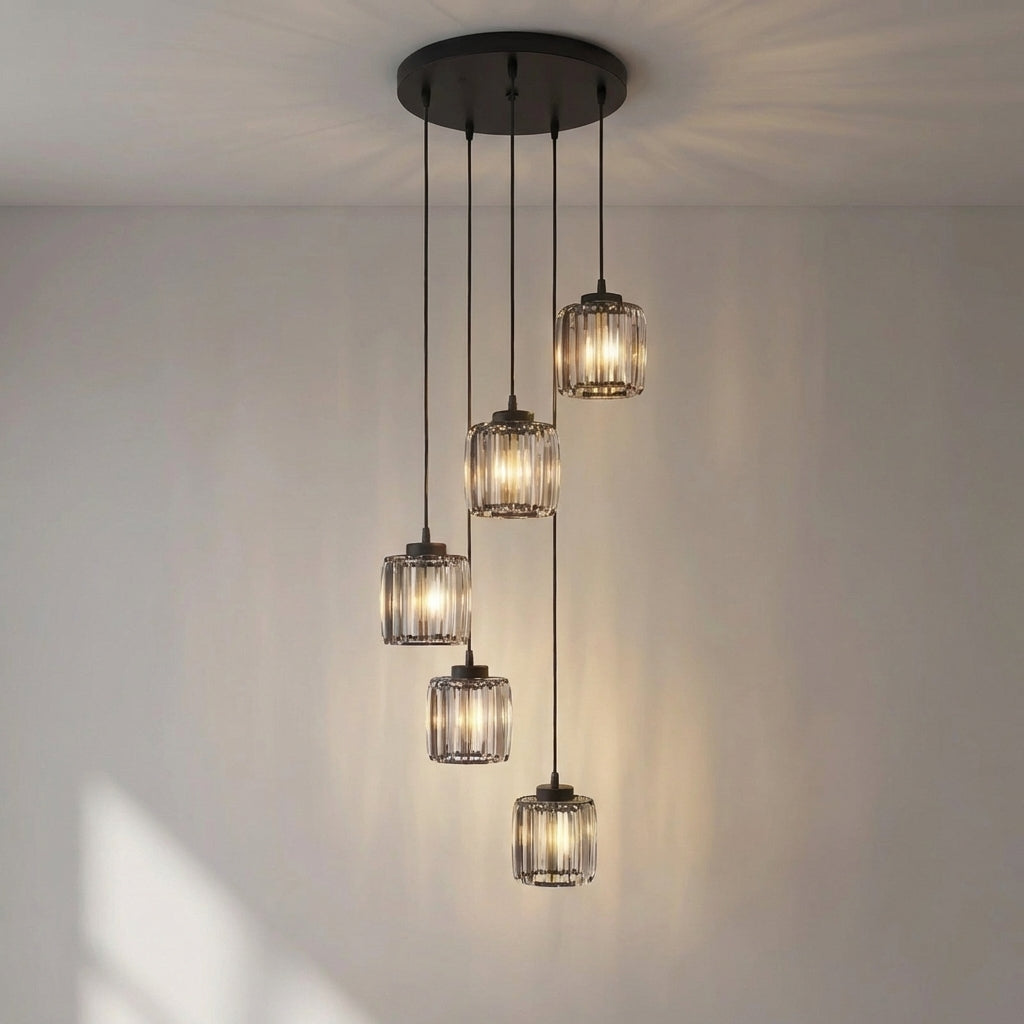 Ida Crystal Staircase Chandelier