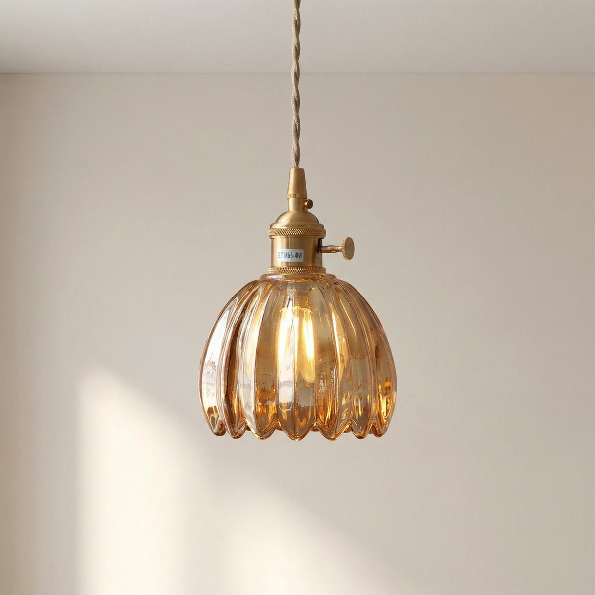 Japanese Glass Pendant Light
