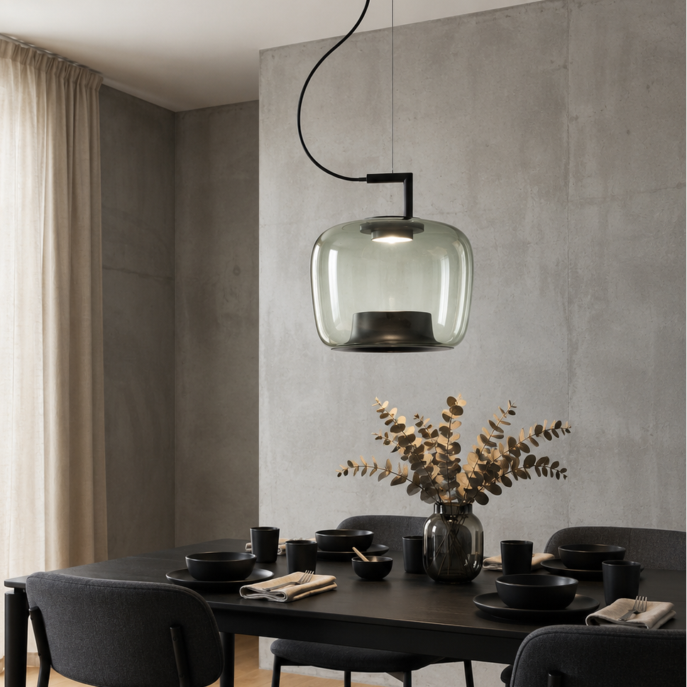 Jaura's Glass Pendant Light